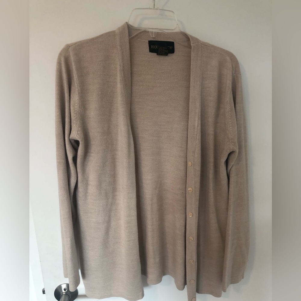 Cream colored cardigan